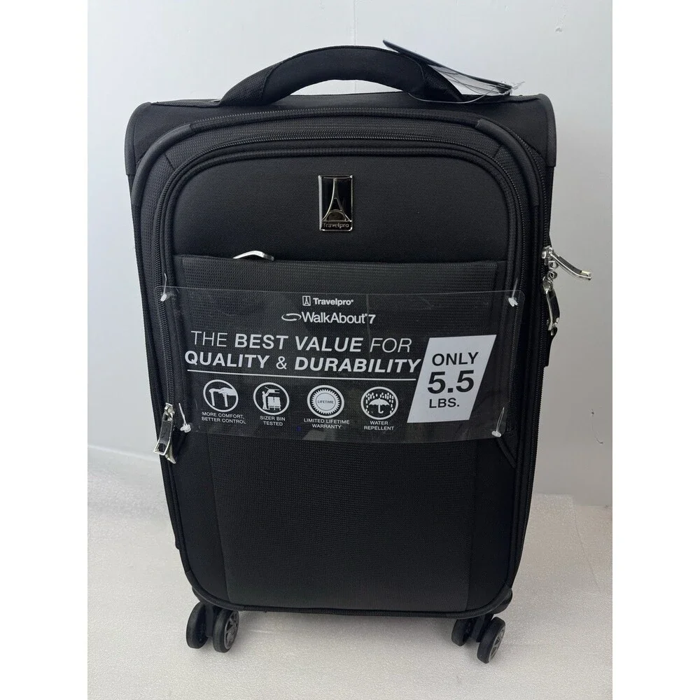 Travelpro WalkAbout 7 Carry-on Spinner Suitcase Luggage - Picture 3 of 8